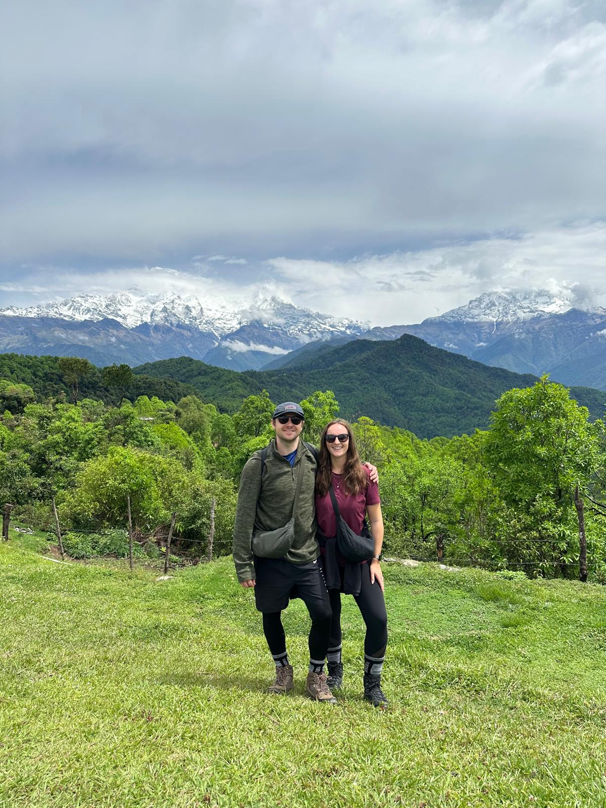 Tim & Im in the mountains